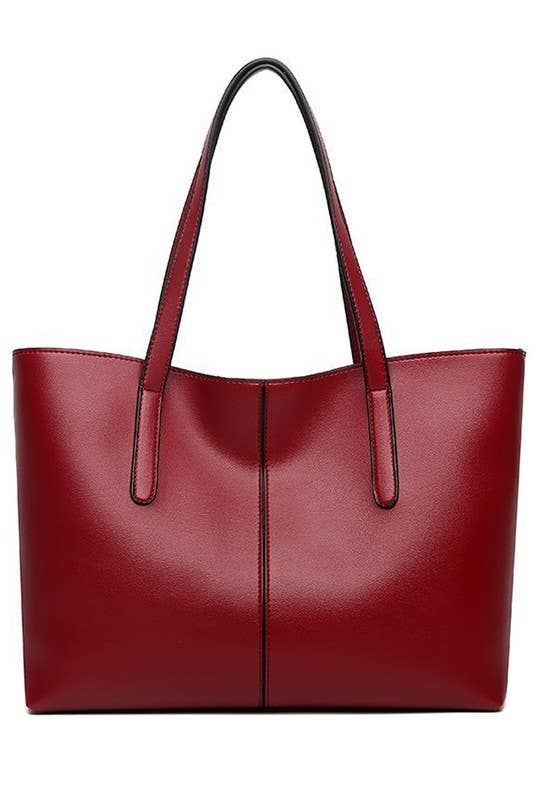 TEXTURE RETRO SHOULDER TOTE BAG_CUAB0062
