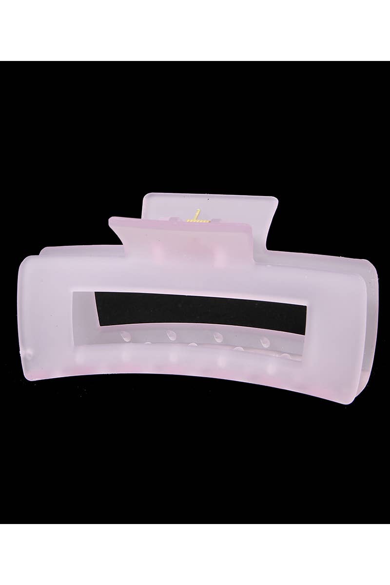 SUMMER JELLY HAIR CLAW AVOCADO GREEN MATTE CLIP_CWAHA0093