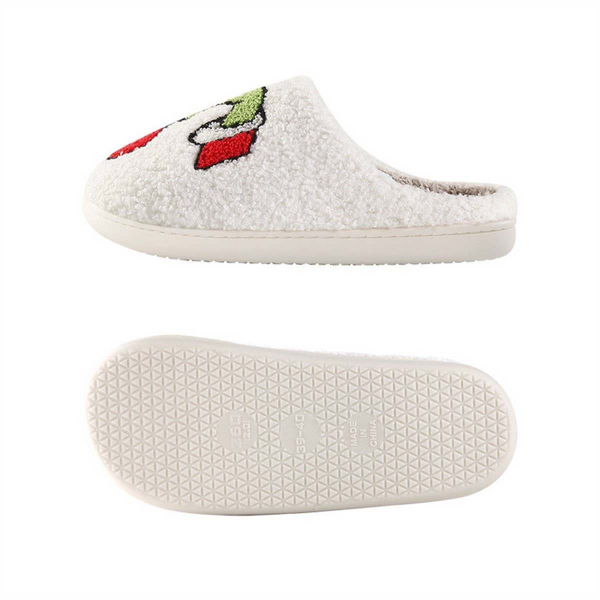 HOME LEISURE CHRISTMAS NON SLIP WARM SLIPPERS_CWSHS0471