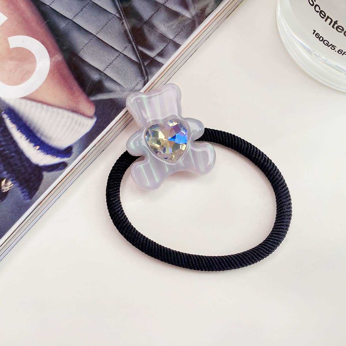 CANDY COLOR BEAR HAIR TIE_CWAHA0805