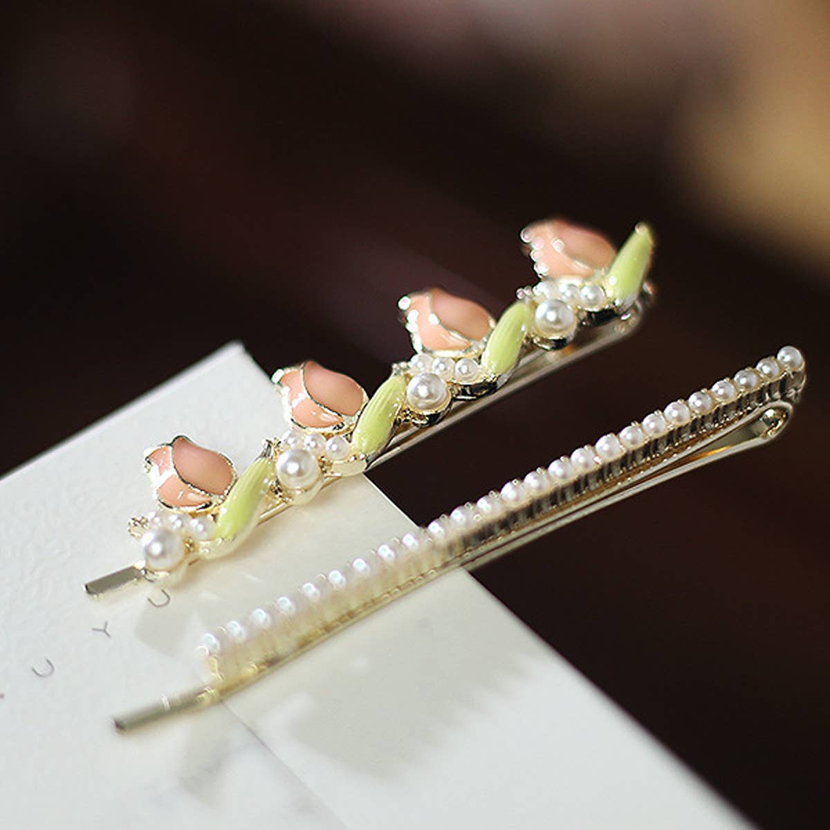 Original Design Niche Pearl Hair Clip_Cwaha1229