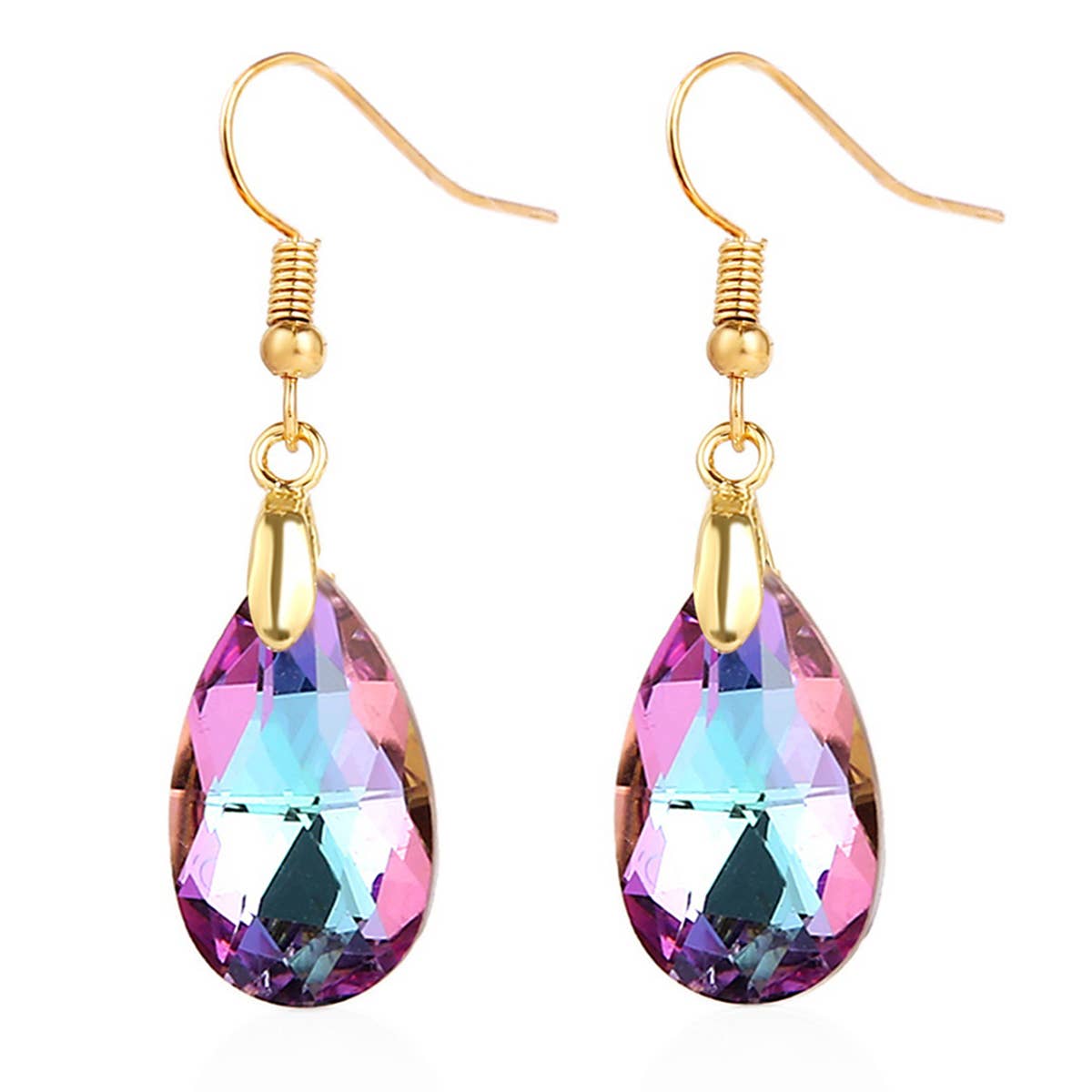 Water Droplet  Decor Drop Earrings