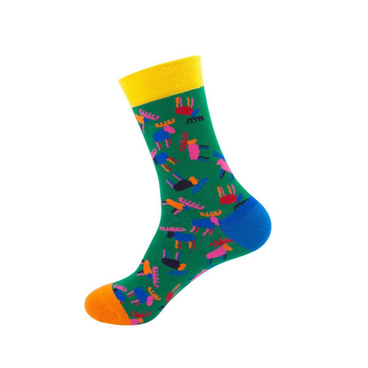 CASUAL PERSONALIZED FOUR SEASONS MID CALF SOCKS_CWMS1011