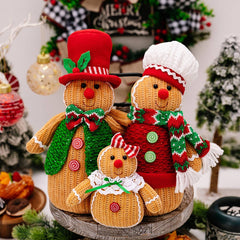 Cwmm10296_Christmas Gingerbread Family Figurine Decor