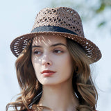 EUROPEAN AND AMERICAN CASUAL WOVEN STRAW HAT_CWAH1346