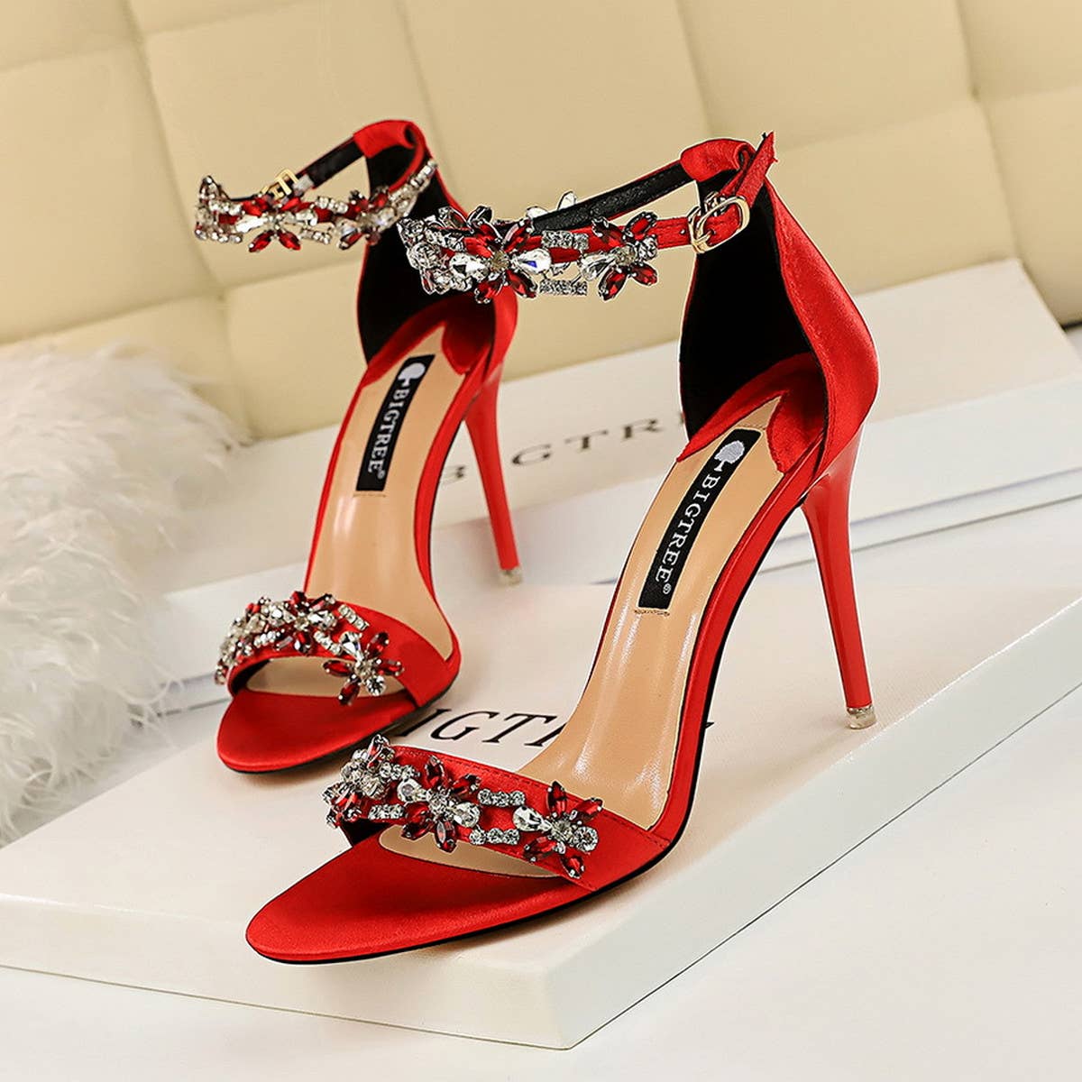 OPEN TOE RHINESTONE HIGH HEELS WITH THIN HEELS_CWSHH0033