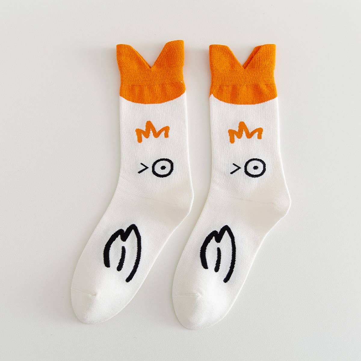 CUTE CARTOON PURE COTTON SOCKS WITH ALL SEASONS_CWMS0536