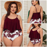 FASHION PRINTED SPLIT BIKINI SWIMSUIT_CWMW0210