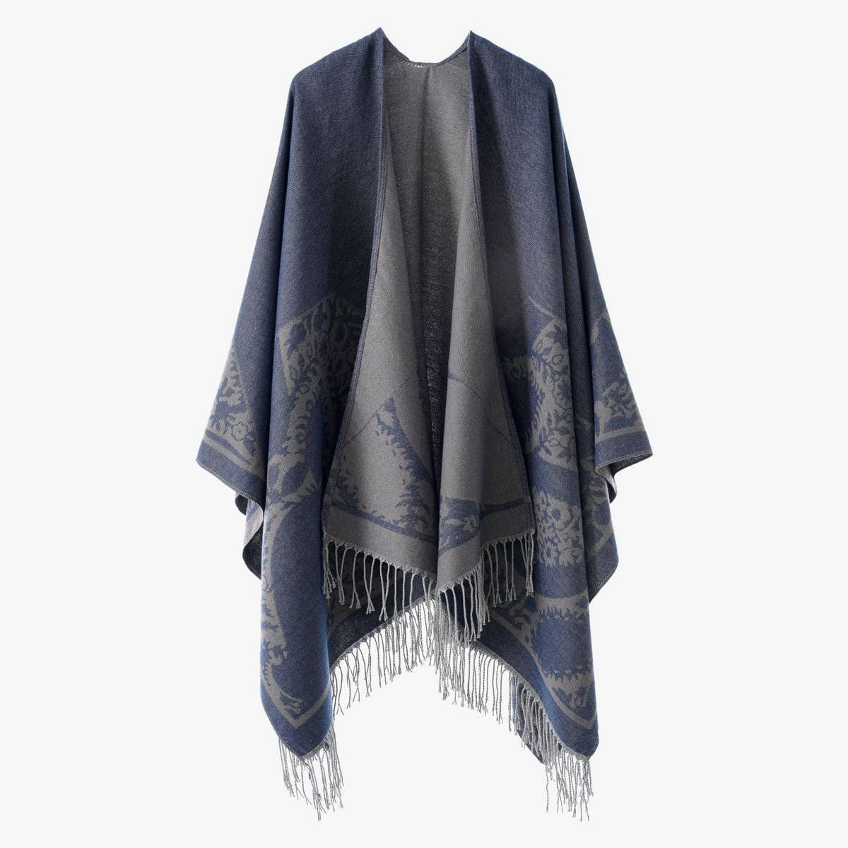 ALL MATCH WARM TASSEL CAPE TRAVEL SHAWL_CWMM2096