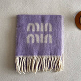 LETTER JACQUARD WOOL BLEND REVERSIBLE SCARF_CWASC2312