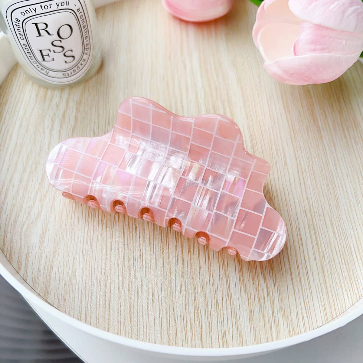 COLORFUL PVC CLOUD HAIR CLAW CHIC VERSATILE_CWAHA2088