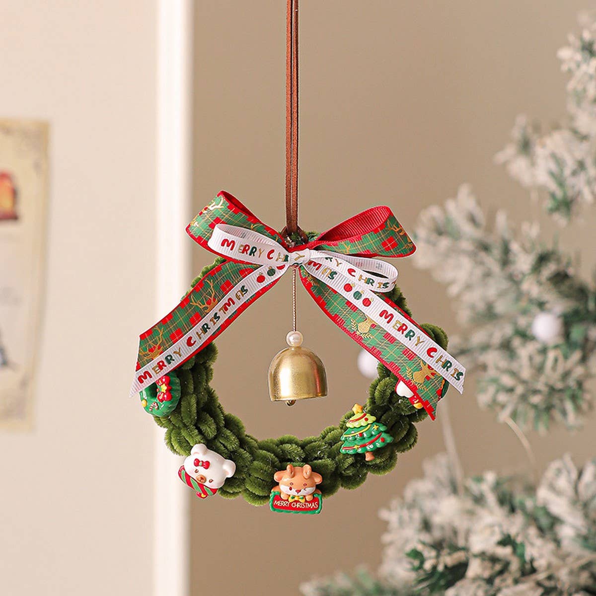 Christmas Wreath Door Hanging Garland Decor_Cwmm10579