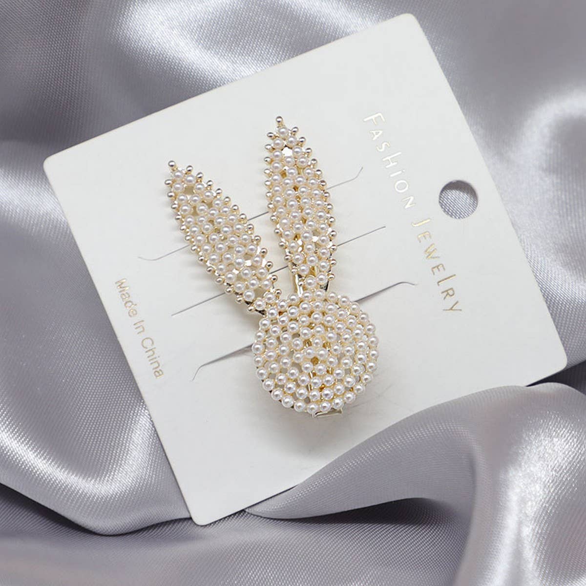 CUTE RABBIT EARS HAIR CLIP STUDENT BANG PIN_CWAHA4701