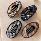 Leopard Houndstooth Hair Clip Chic Side Pin_Cwaha07916