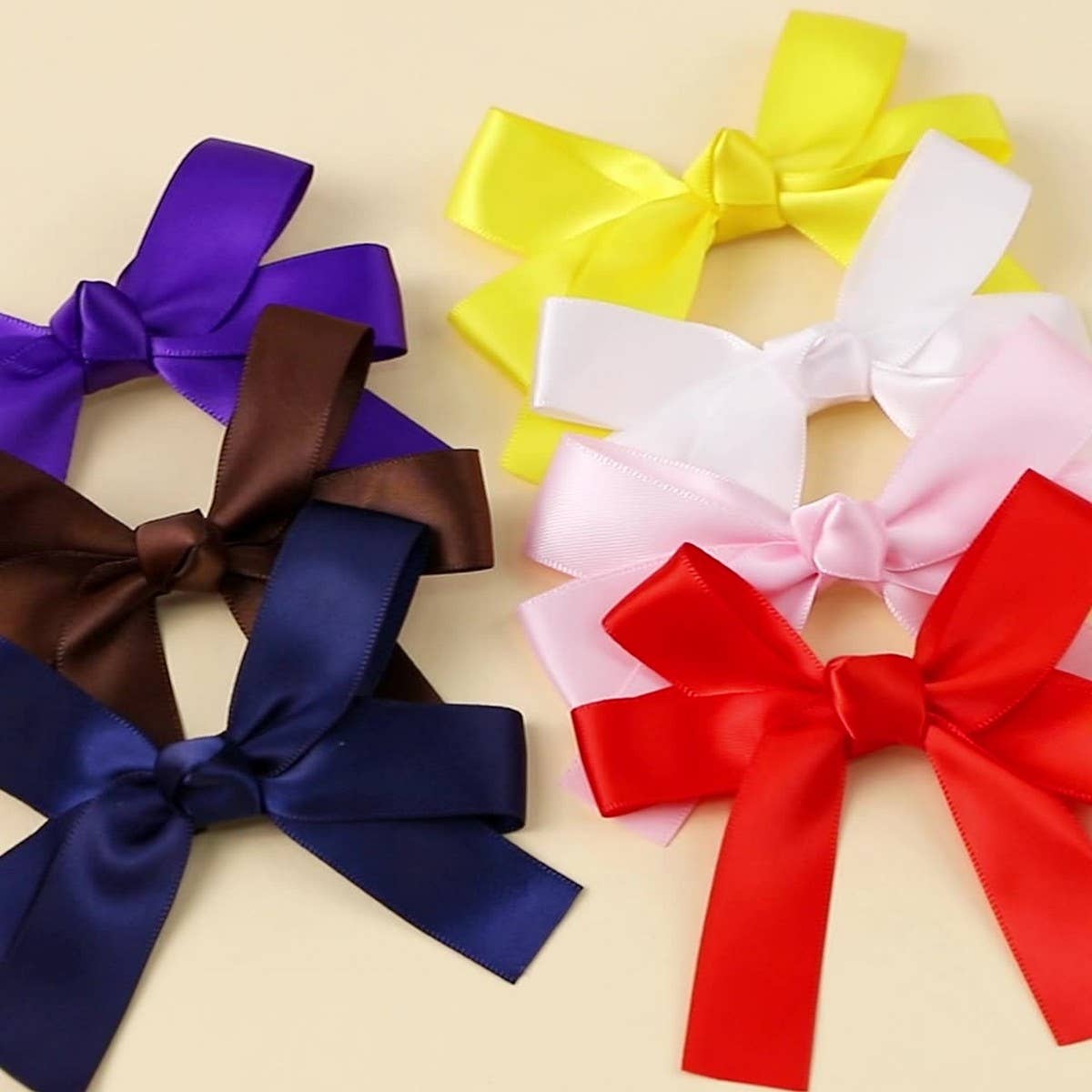 CANDY COLOR BUTTERFLY BOW HAIR CLIPS SET FOR GIRLS_CWAHA6739