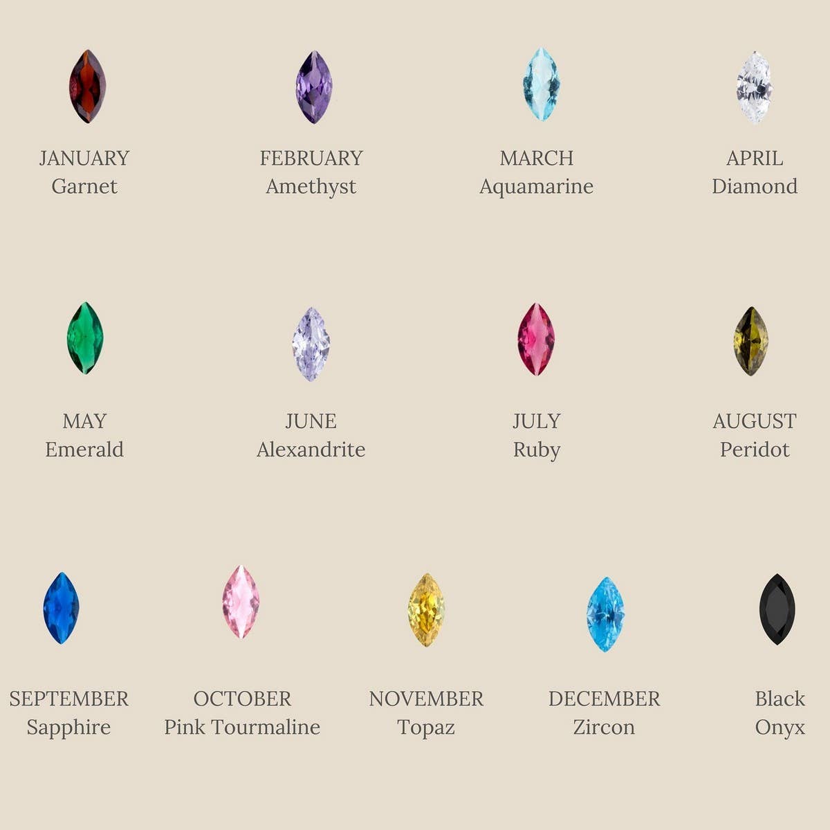 SIMPLE COLORFUL DECEMBER BIRTHSTONE RING_CWMM5527