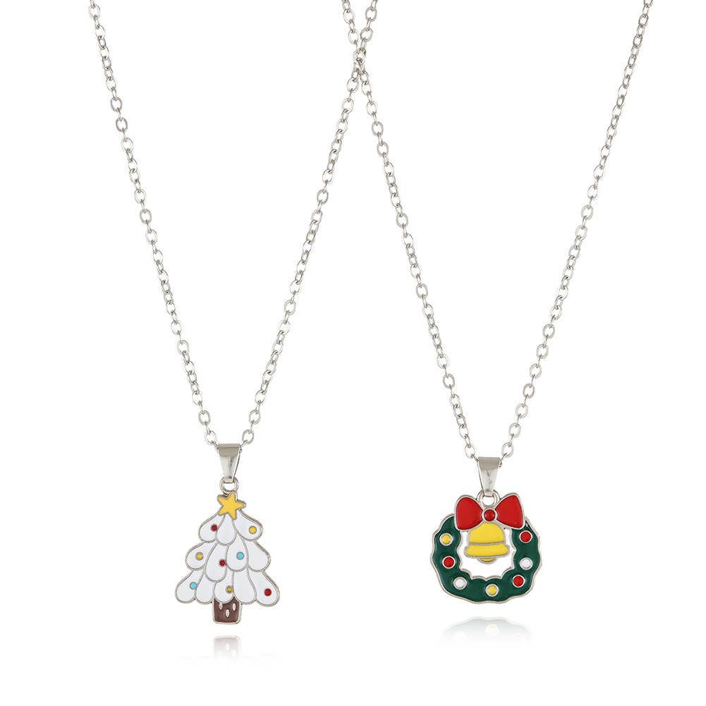 Christmas Cartoon Pendant Necklace_Cwaje2156