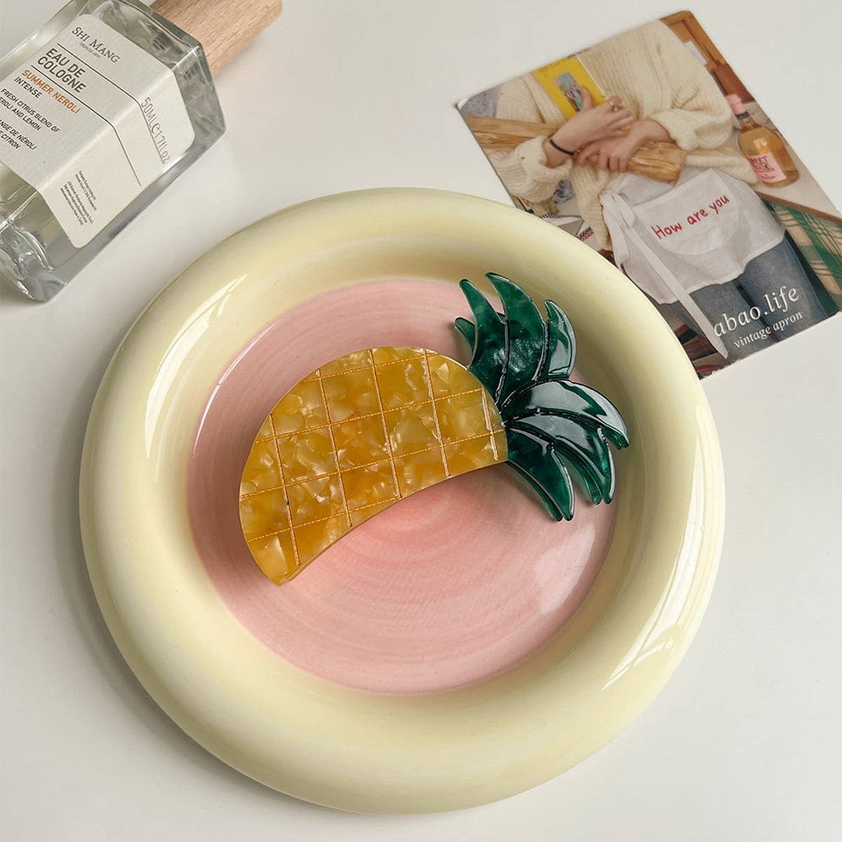 FRUIT ACETATE HAIR CLAW CLIP FOR WOMEN SUMMER SSCWAHA5788