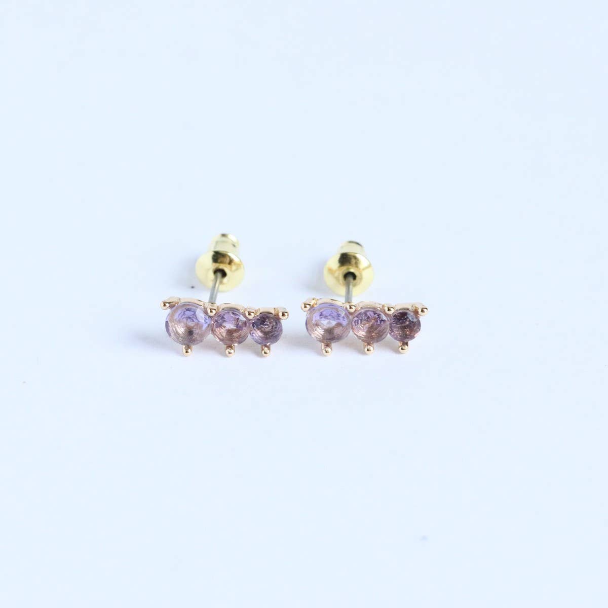 DECEMBER BIRTHSTONE STUD EARRINGS VINTAGE GIFT_CWAJE5111