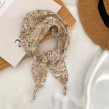 Floral Triangle Scarf Headband Neck Wrap_ Cwasc02967