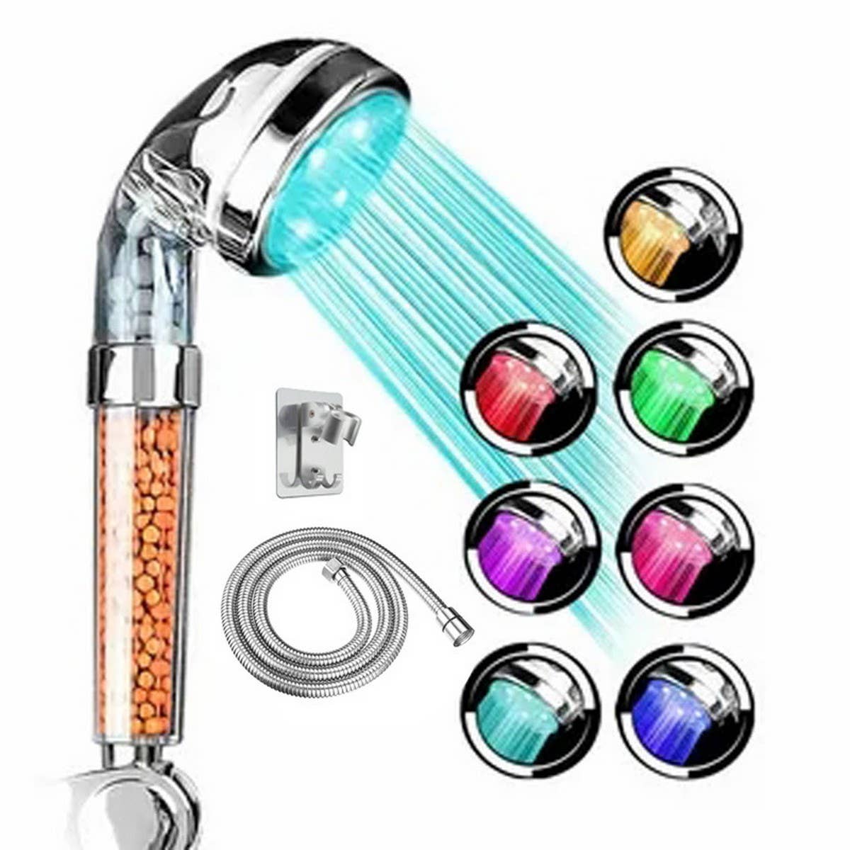 LED LIGHT COLORFUL HANDHELD SHOWER HEAD_CWASC1719