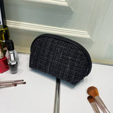SEMI CIRCULAR PORTABLE TRAVEL COSMETIC BAG_CWAB4393