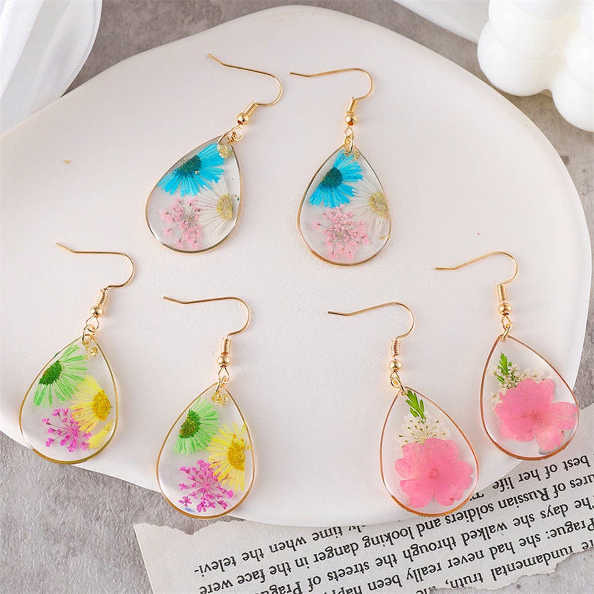 FASHIONABLE FLOWER PASTORAL STYLE EARRINGS_CWAJE2008