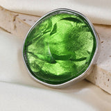 COLORFUL STAINLESS STUD EARRINGS JEWELRY_CWAJE0544