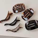 Black Bow Hair Clip Elegant Side Bangs Style_Cwaha08132