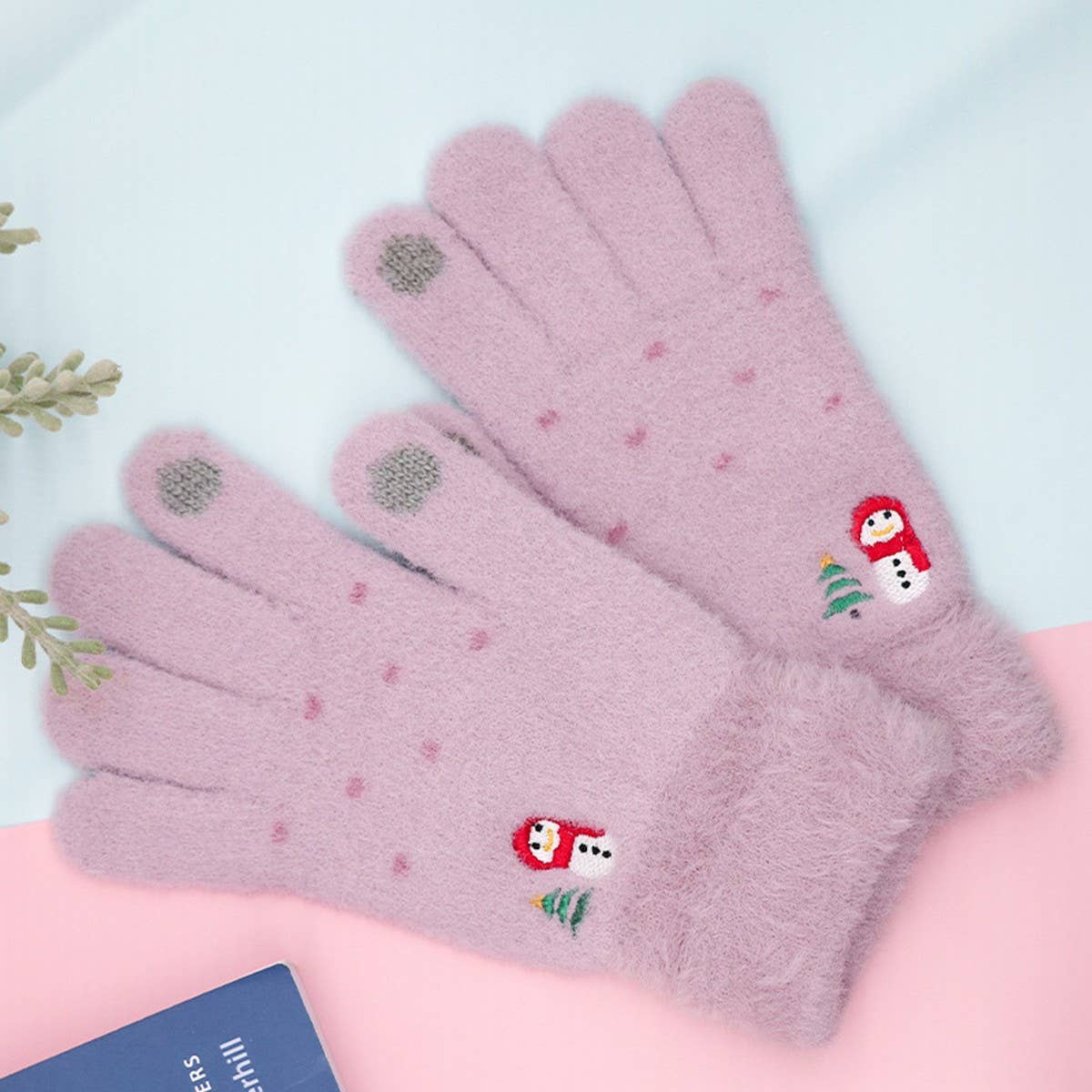 CUTE WINTER COLD PROTECTION TOUCH SCREEN GLOVES_CWAG0149