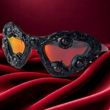 BLUE EYES HALLOWEEN PARTY PUNK SUNGLASSES_CWASG0827