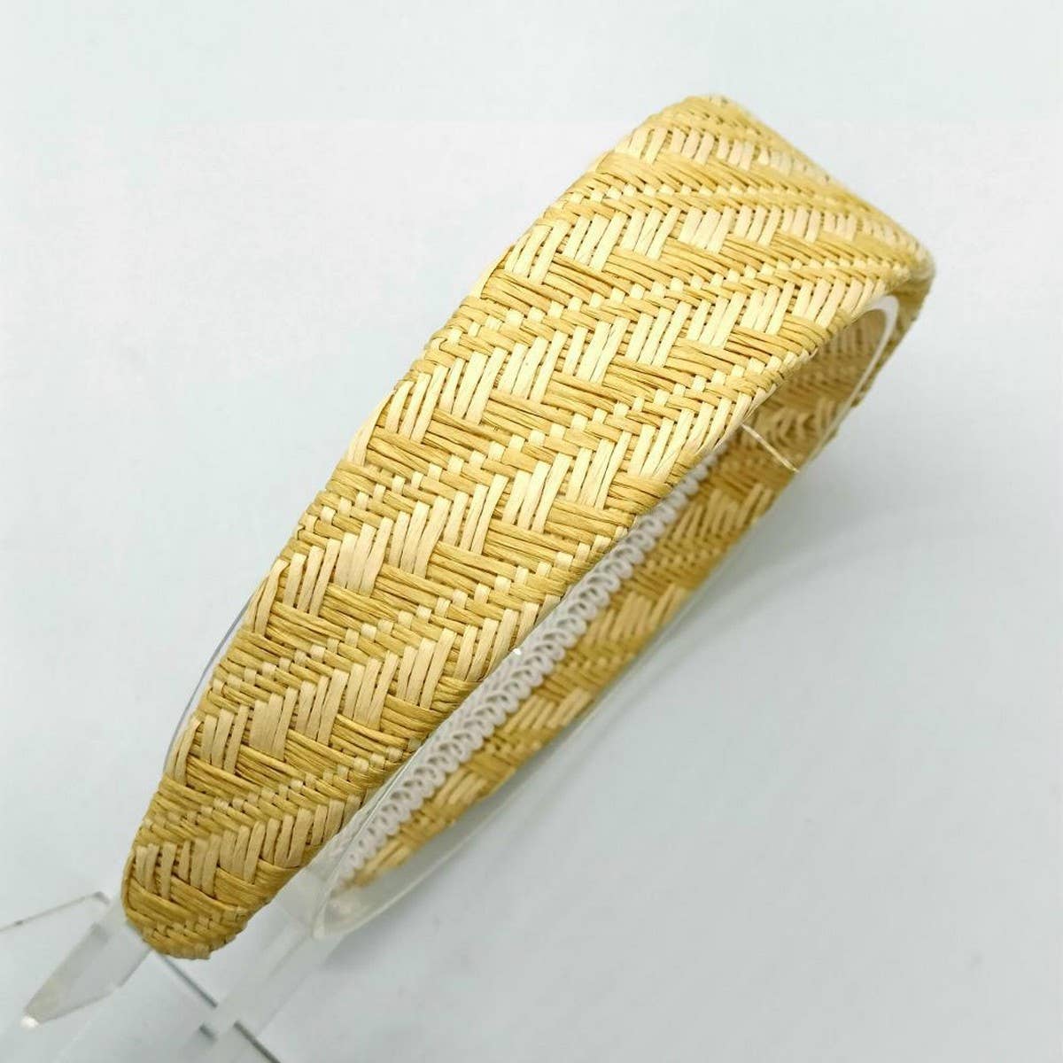 POPULAR EU NATURAL RAFFIA BRAIDED HEADBAND_CWAHA6344