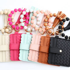 2024 NEW BRACELET BRAIDED STRIPED KEYCHAIN_CWMM1293