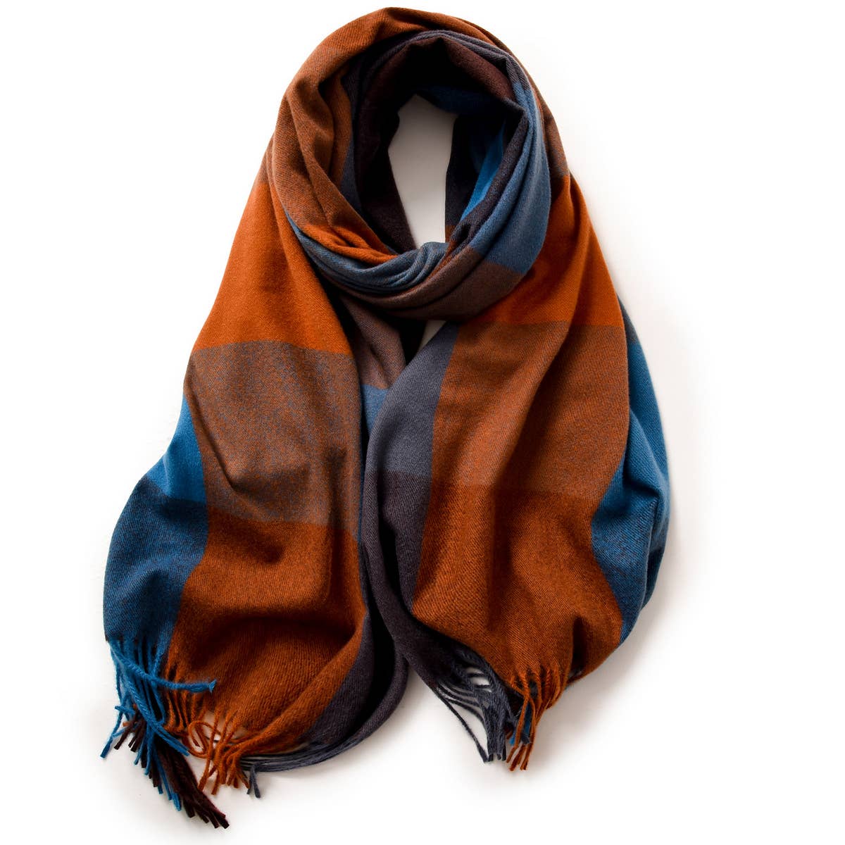 ELEGANT PLAID SHAWL WINTER SCARF FOR WOMEN_CWASC0170