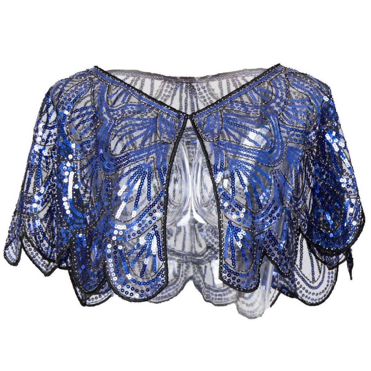 SEQUIN BEADED LACE BOLERO SUMMER DRESS COVER_CWMM8960