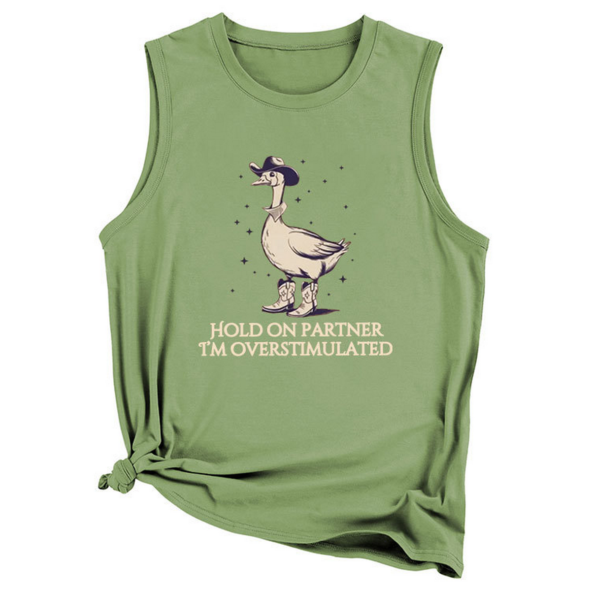 CUTE GRAPHIC TANK TOP FOR WOMEN LOOSE FIT_CWTTSL0421