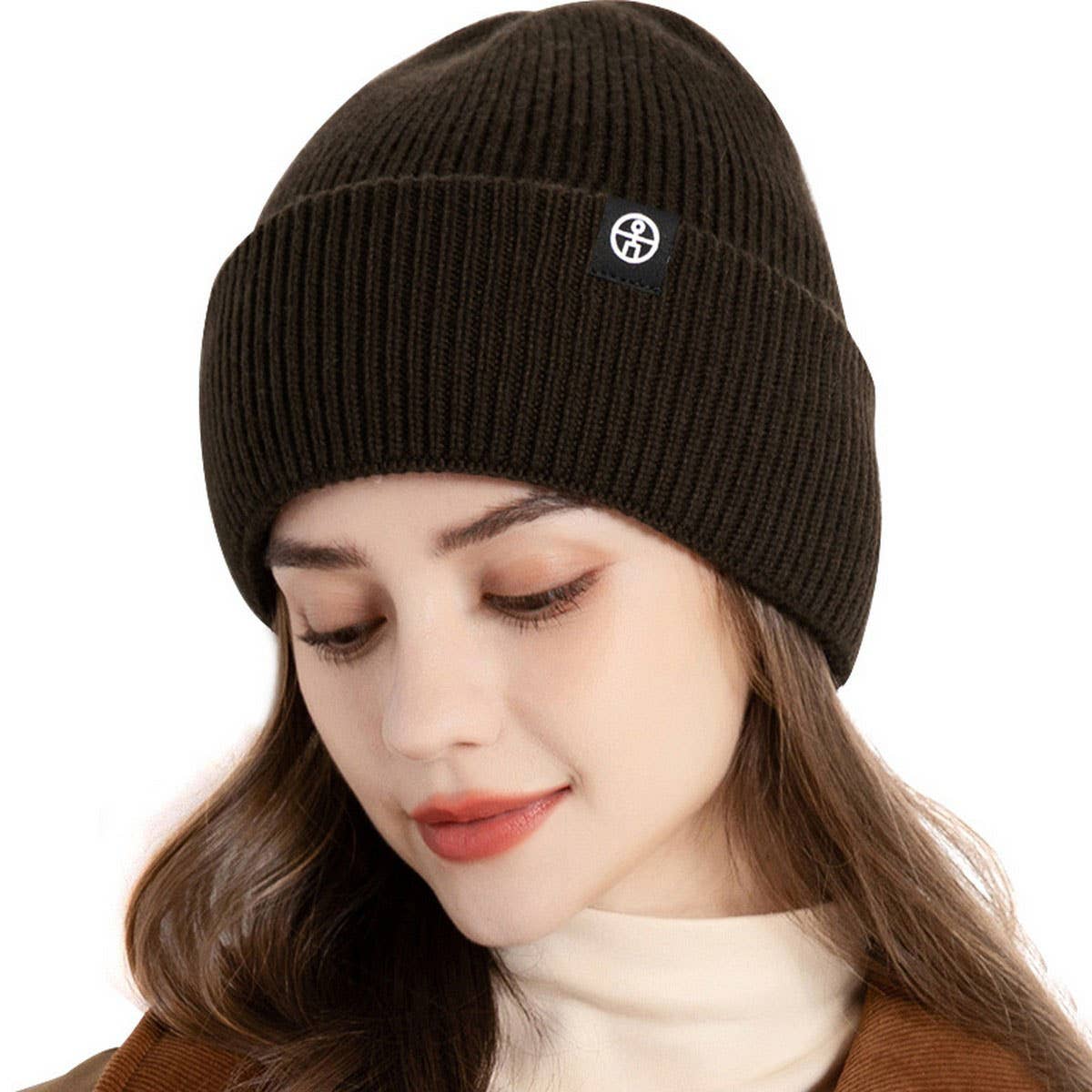 Winter Outdoor Plus Velvet Knitted Warm Wool Hat_Cwah2455