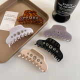 Unique Curved Acetate Claw?Large Hair Volume Grip