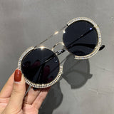 FASHION LUXURY WOMENS RETRO ROUND SUNGLASSES_CWASG0786