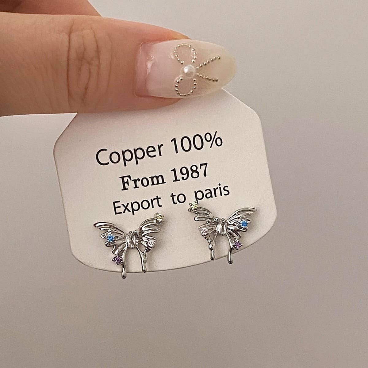 SWEET AND COOL BOW HIGH END EARRINGS FOR WOMEN_CWAJE3000