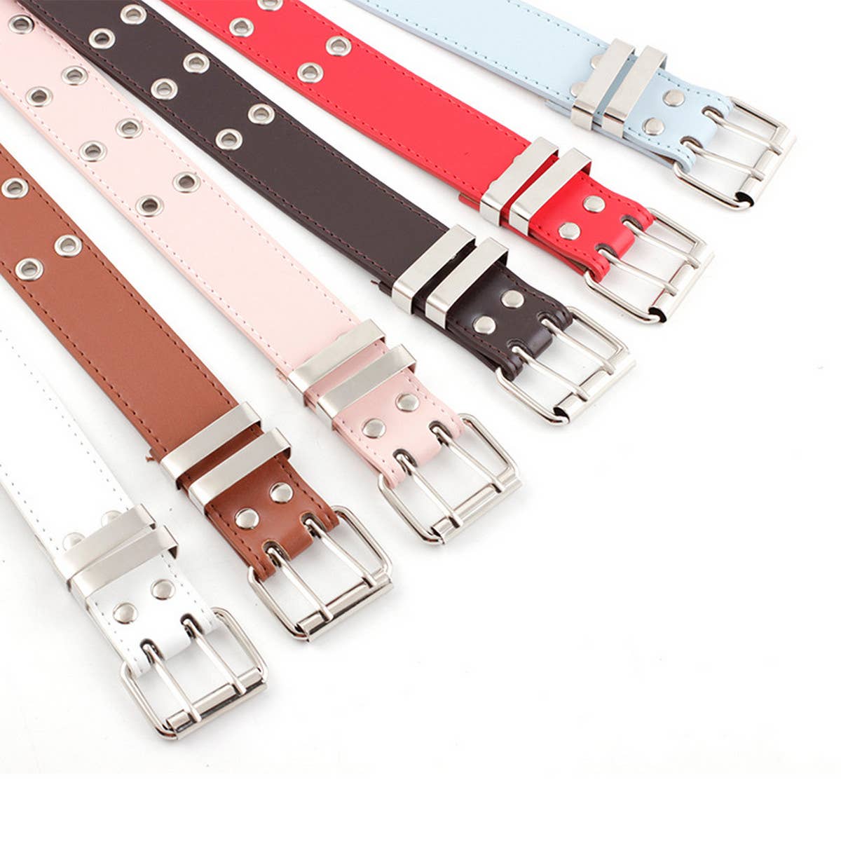 Cwabe0870_Fashionable Punk Belt With Chain
