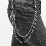 PUNK SKULL PENDANT MULTI LAYERED TROUSER CHAIN_CWMM4878