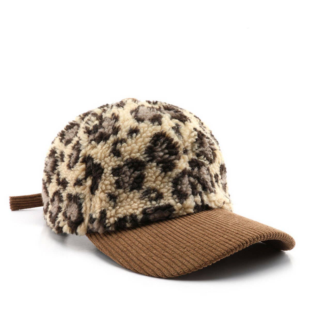 RETRO LEOPARD PRINT BASEBALL HAT FOR MEN AND WOMEN CWAH2170