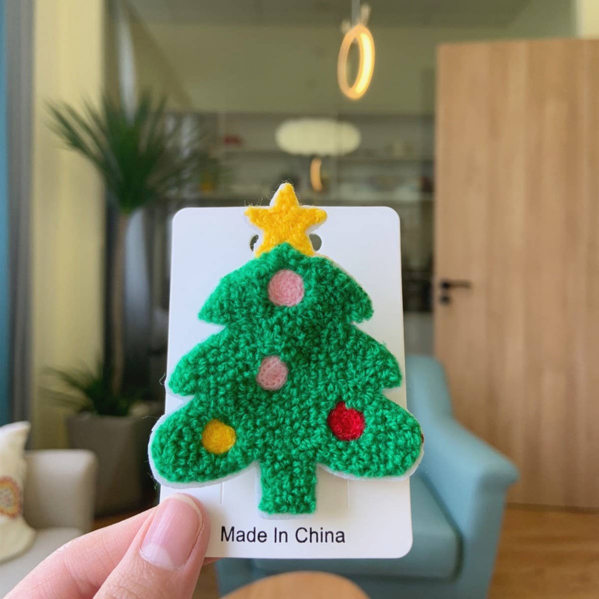 CLOTH PATCH EMBROIDERY LABEL PIN CHRISTMAS SET_CWMM2706