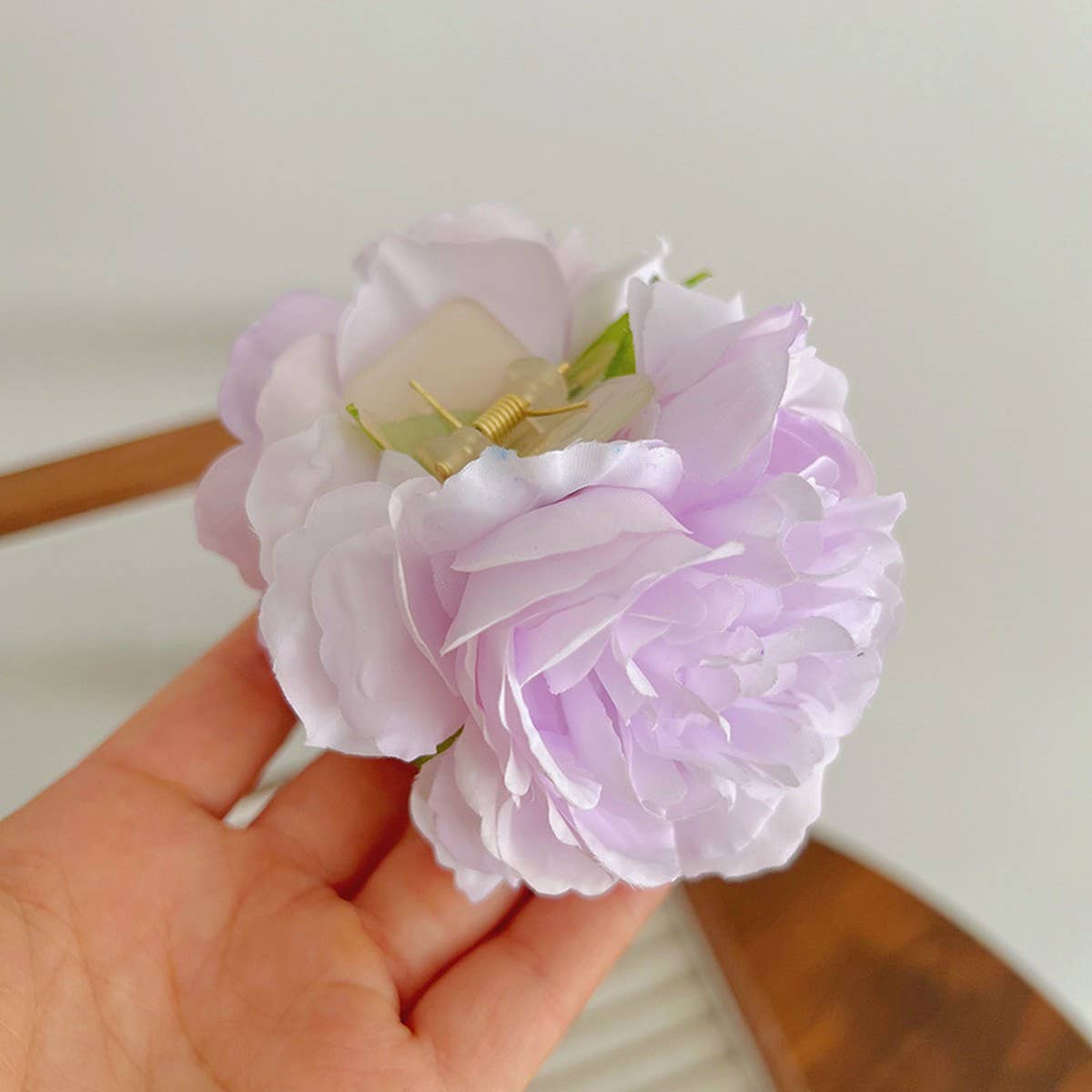 FRENCH ROSE CLIP STYLE HALF TIED HAIR HAIRPINS_CWAHA1172