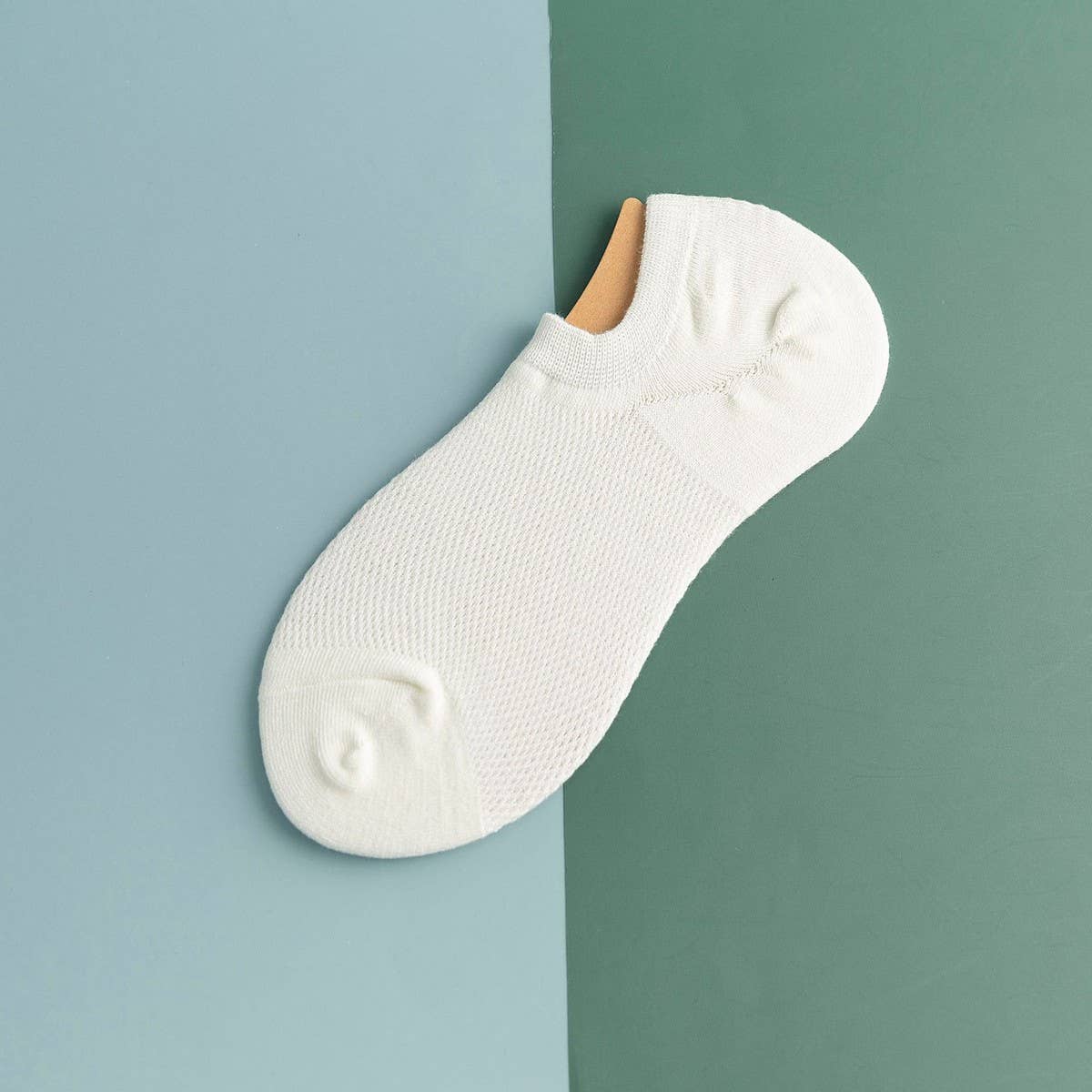 NEW MENS ANTI SLIP MESH INVISIBLE SOCKS_CWMS2040