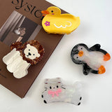 CUTE ANIMAL ACETATE CLAW CLIP CARTOON HAIR GRIP_CWAHA5888