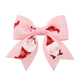 GIRLS XMAS HAIR CLIP WITH REINDEER SNOW_CWAHA6693