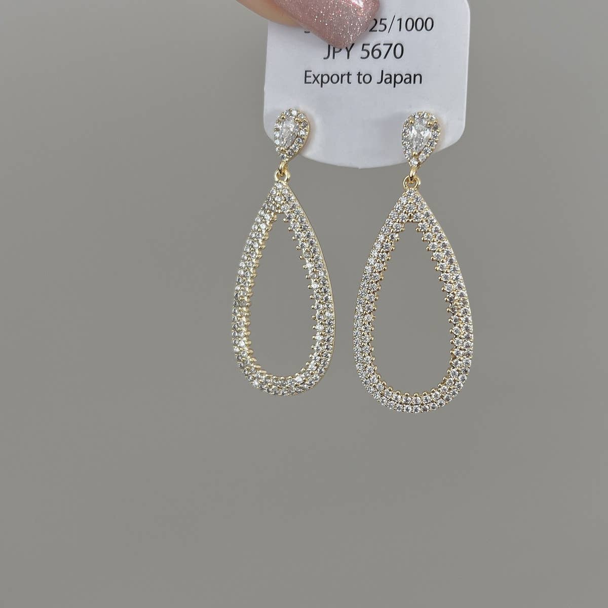 LIGHT LUXURY OVAL PENDANT EARRINGS_CWAJE1312