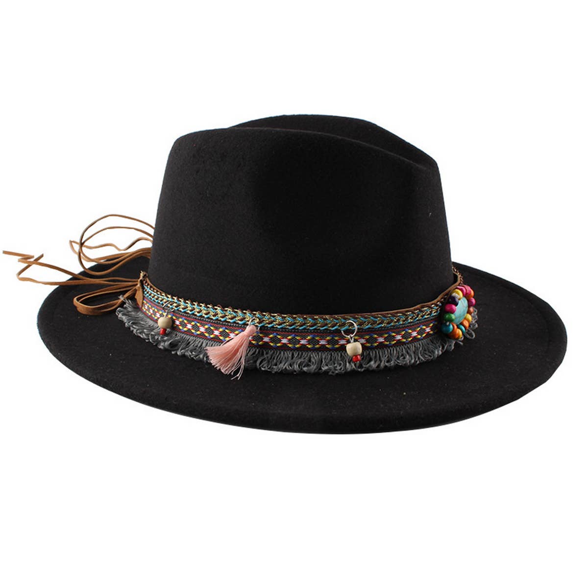 Women Retro Warm Felt Hat Jazz Hat_Cwah0753